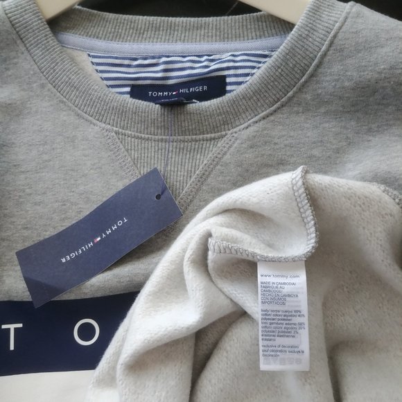 NWT Tommy Hilfiger men's sweatshirt FLAG SWEATSHIRT - Picture 8 of 10